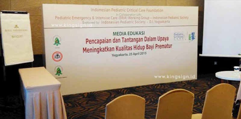 Backdrop panggung event