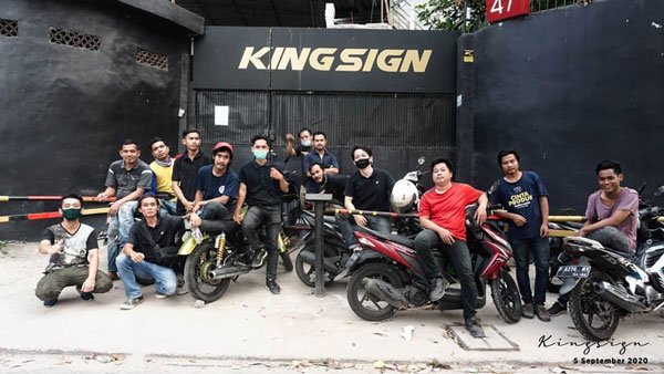 Workshop produksi Kingsign
