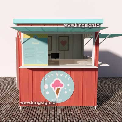 Booth container custom